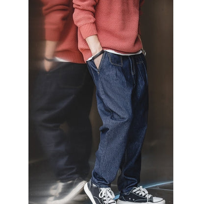 Loose straight denim jeans HL2442
