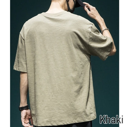 Nuance color round neck T-shirt HL1645