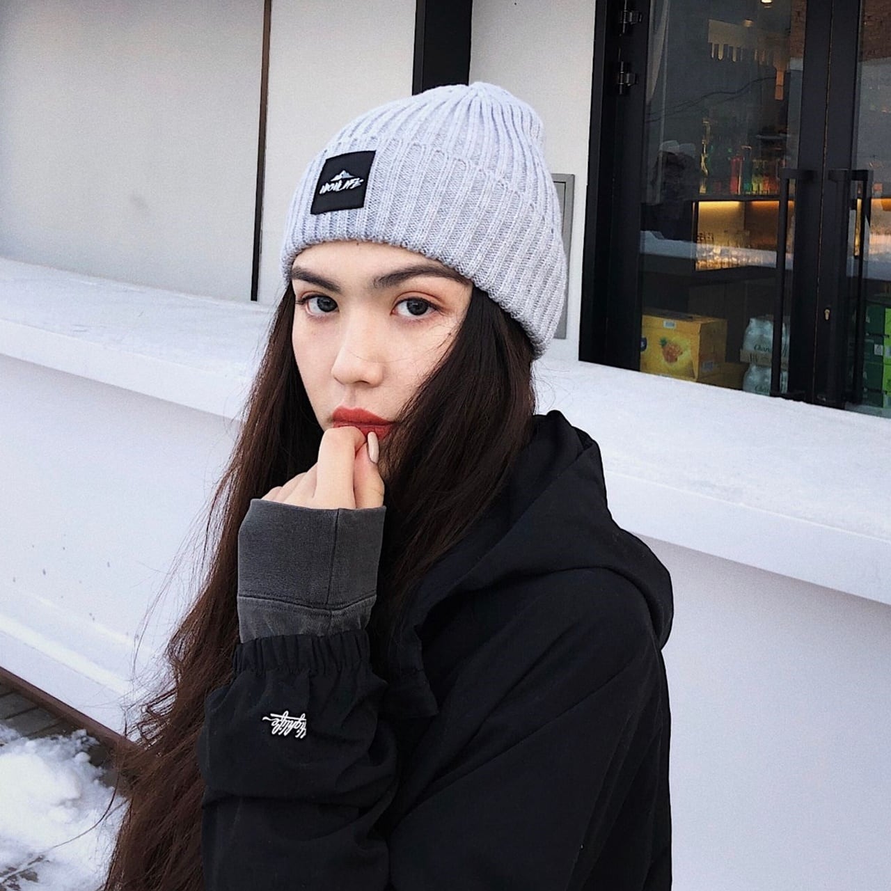 Casual knit hat HL1815
