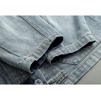washed denim jacket D0060