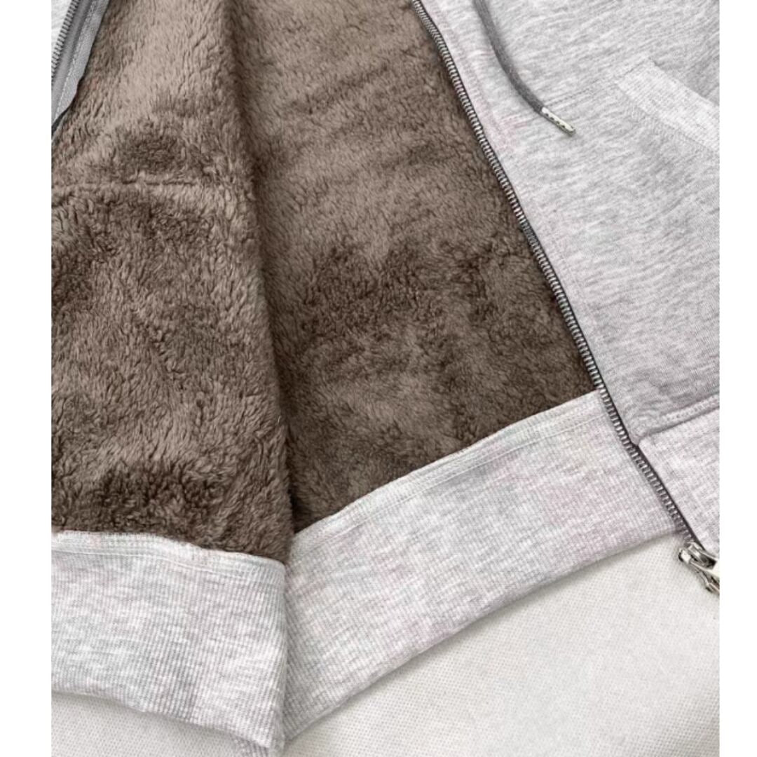 Fleece-lined hoodie E7040
