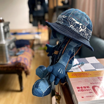 Handmade denim hat HL2549