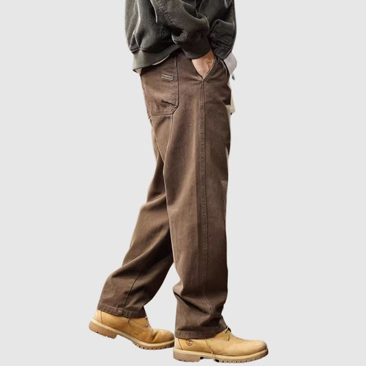 Drawstring straight pants HL2438