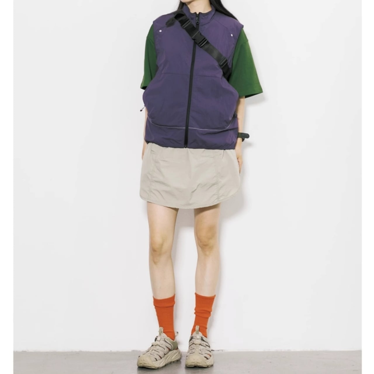 Stand collar vest HL2534