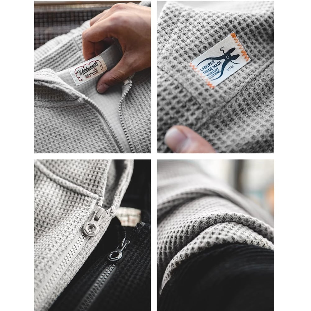 Waffle hoodie HL2448