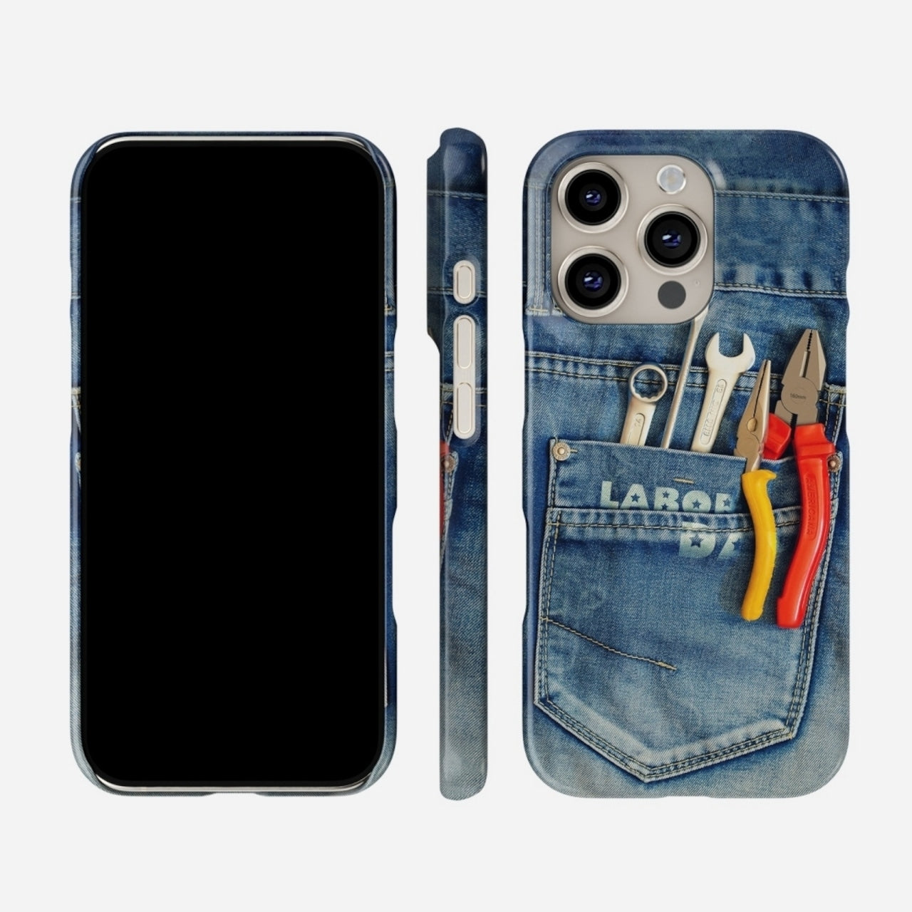 Denim Print iPhone case D0011