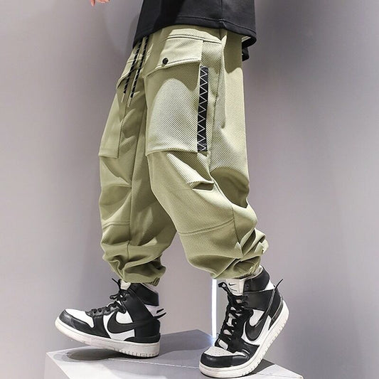 Multi-pocket casual pants HL1842