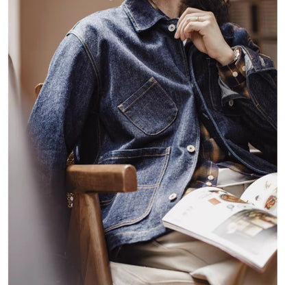 Multi pocket denim jacket D0137