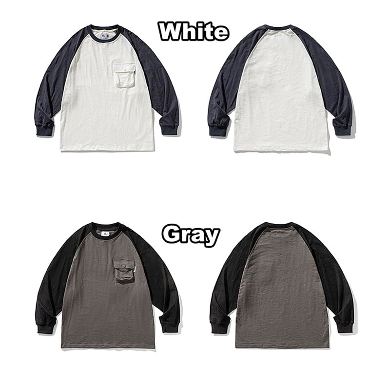 Raglan sleeve long sleeve tops HL2153