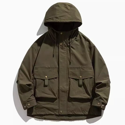 Multi-pocket mountain parka HL2168