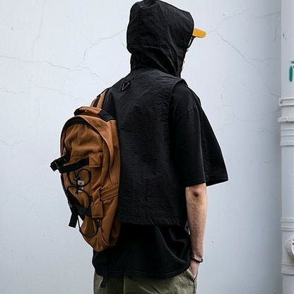 Hooded multi-pocket vest HL2171