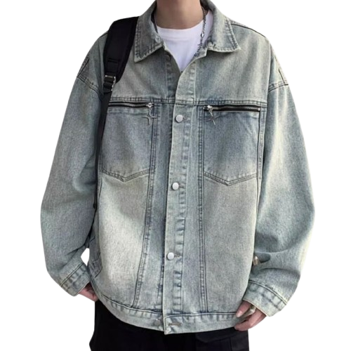 Washed denim jacket HL2187