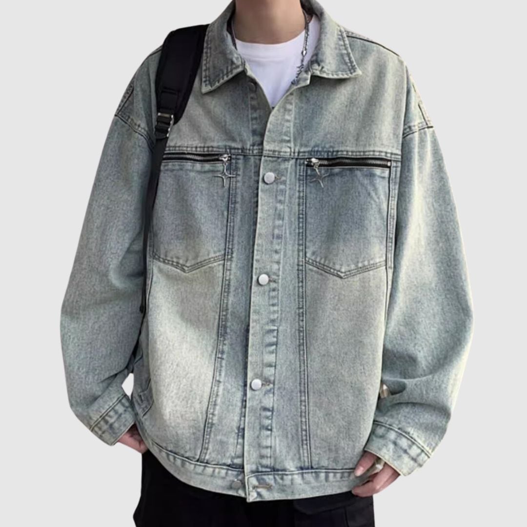 Washed denim jacket HL2187