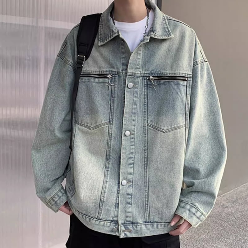 Washed denim jacket HL2187