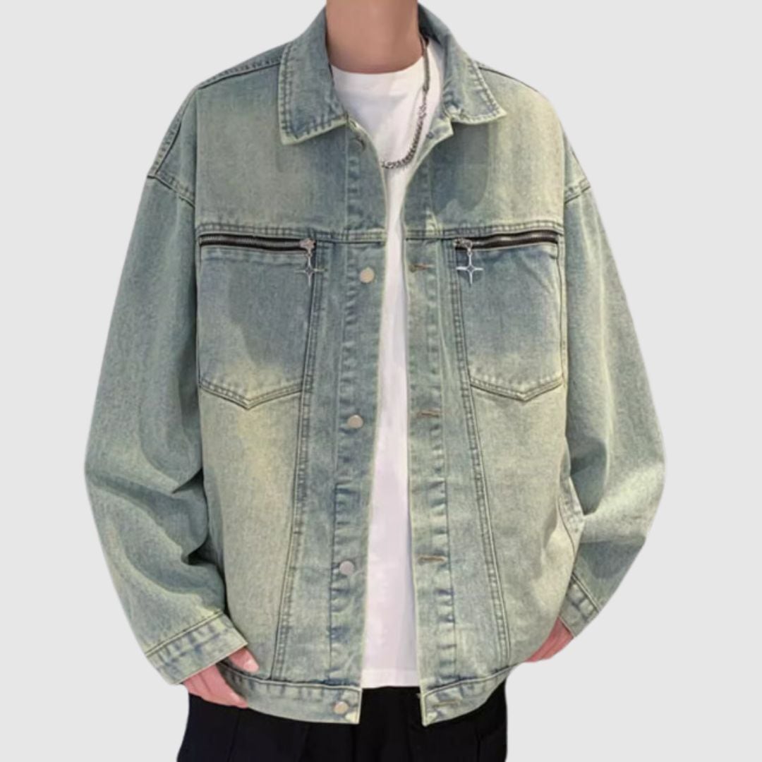 Washed denim jacket HL2187