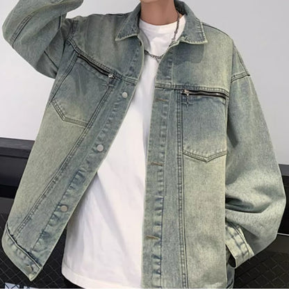 Washed denim jacket HL2187