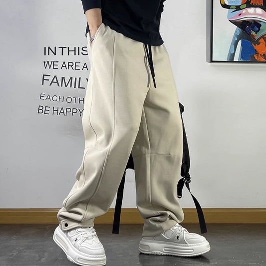 Loose drawstring sweatpants HL2286