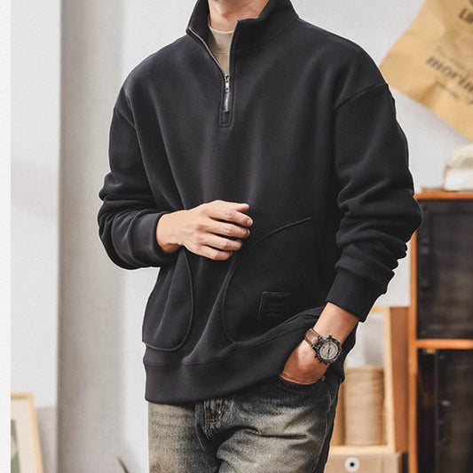 Half zip sweat tops HL2279