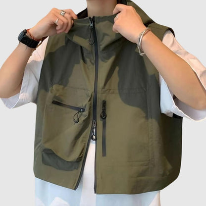 Short vest with hood HL2110