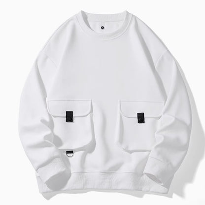 Sweatshirt with big flap pockets HL2247