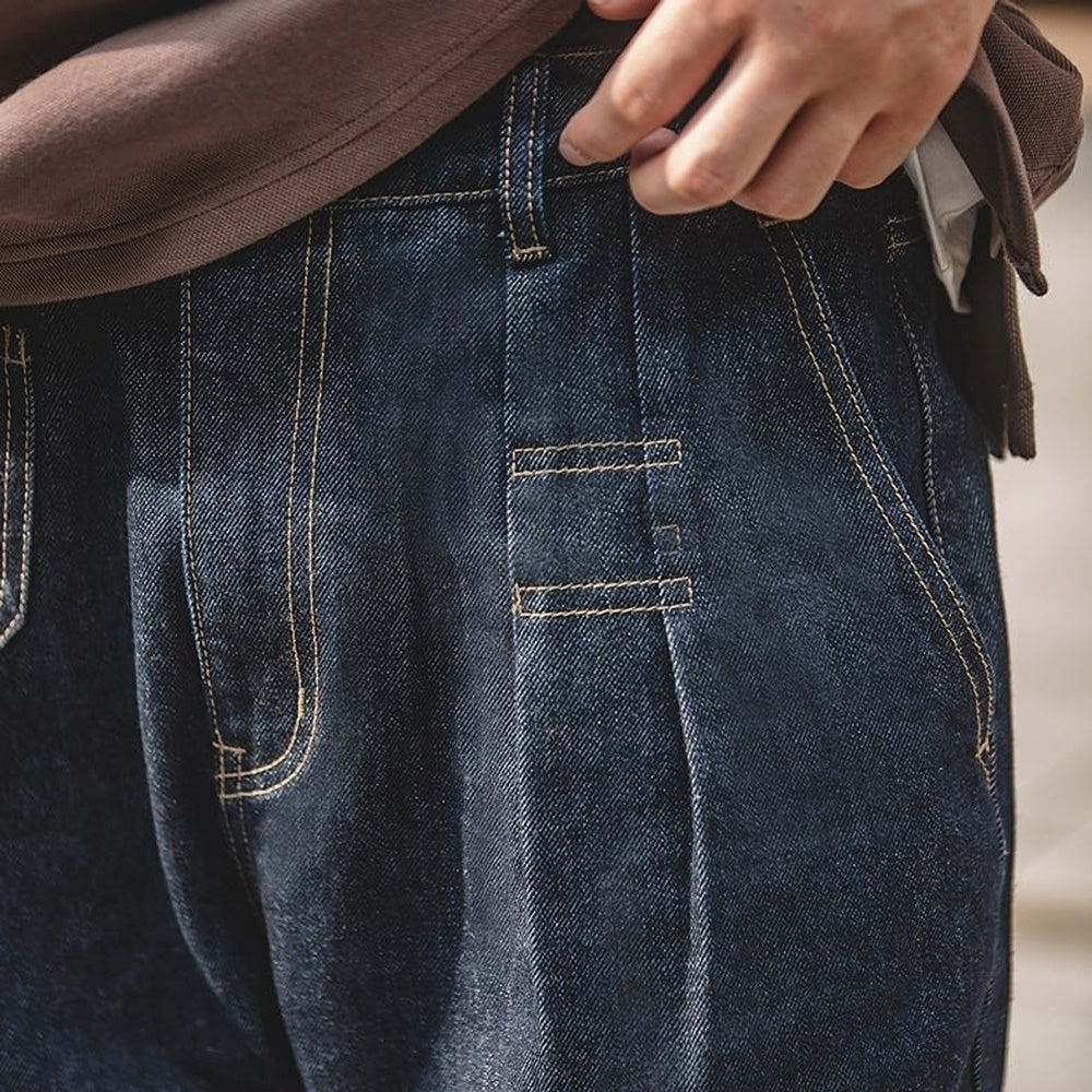 Loose straight denim jeans HL2442