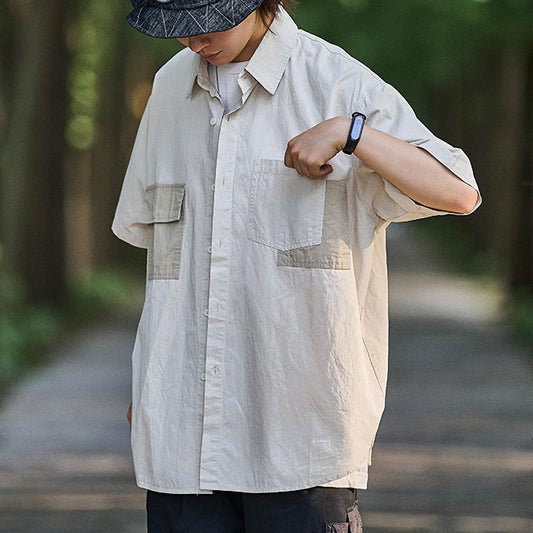 Short sleeve casual shirt HL1666