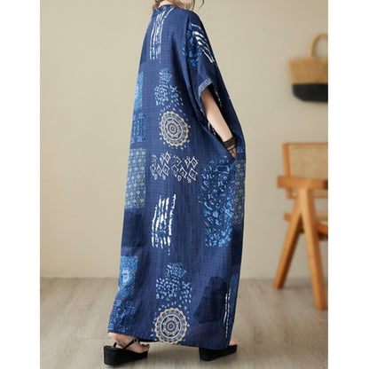 V neck long one piece D0065