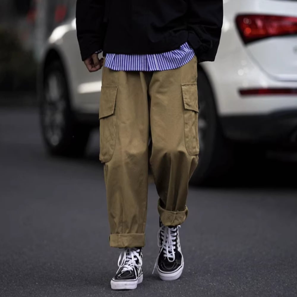 Wide straight pants HL2574