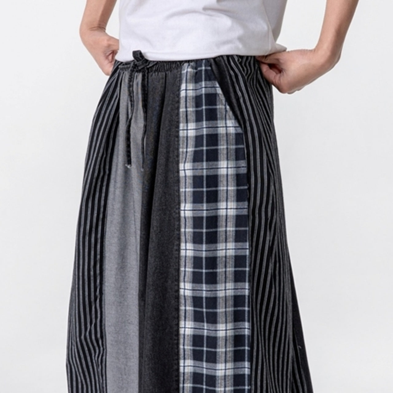 Loose Wide Denim Pants D0022