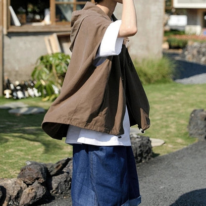 Zip-up vest with hood HL2557