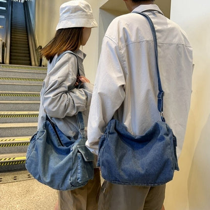 Denim messenger bag HL2614