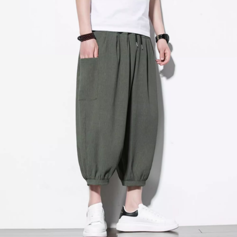 Cropped loose pants HL2566