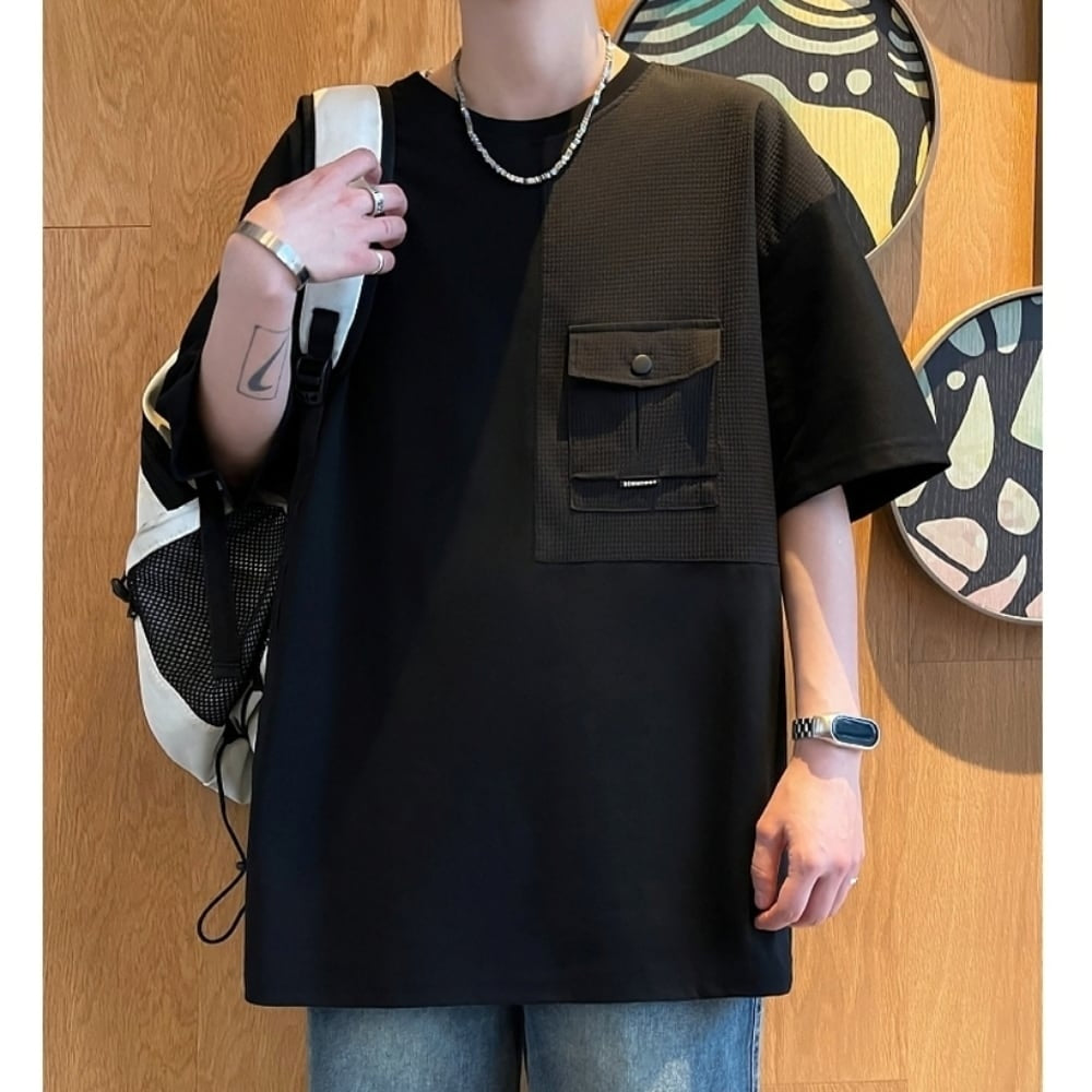 Flap pocket T-shirt HL2563