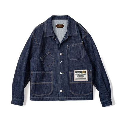 Multi pocket denim jacket D0137