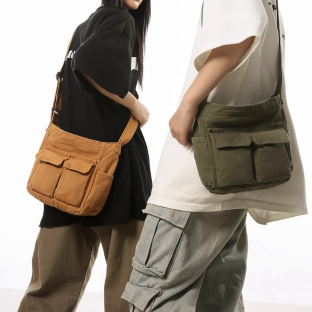 Canvas shoulder bag HL2587