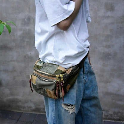 Patchwork Waist Bag   D0032