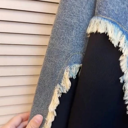 Denim docking hoodie D0087