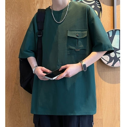 Flap pocket T-shirt HL2563