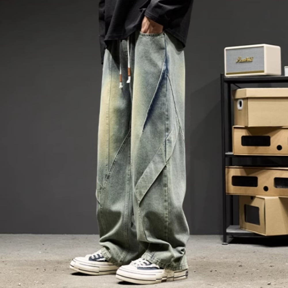 Wide leg denim jeans HL2570