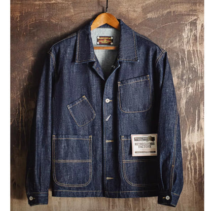 Multi pocket denim jacket D0137