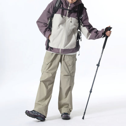 Contrast color mountain jacket HS1023