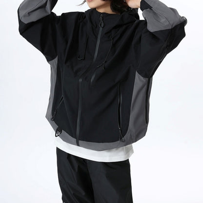 Contrast color mountain jacket HS1023