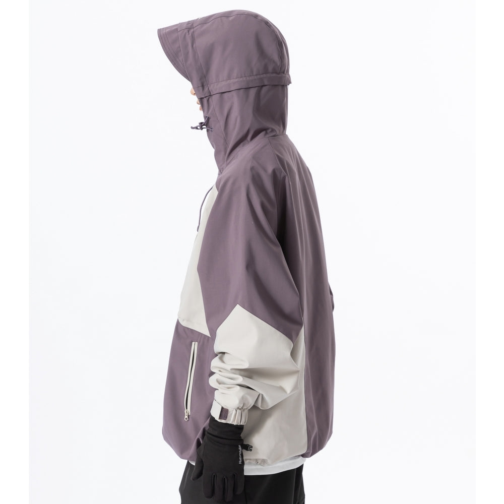 Contrast color outdoor jacket HS1028