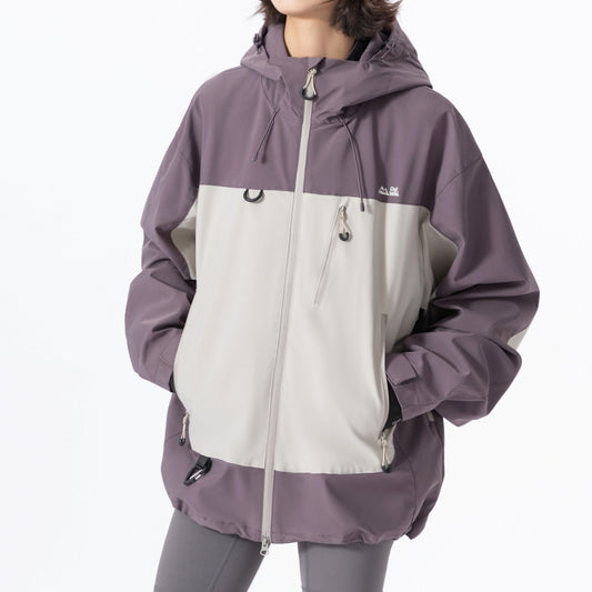 Contrast color mountain jacket HS1023