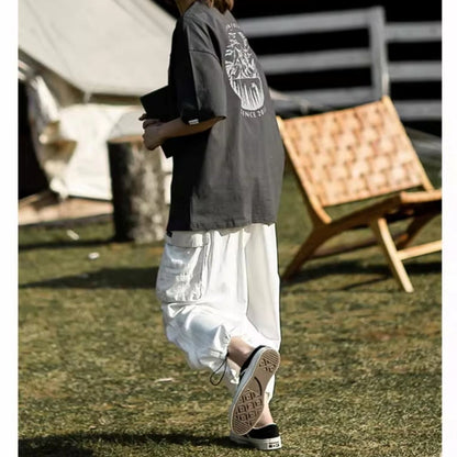 Back print T-shirt HL2538