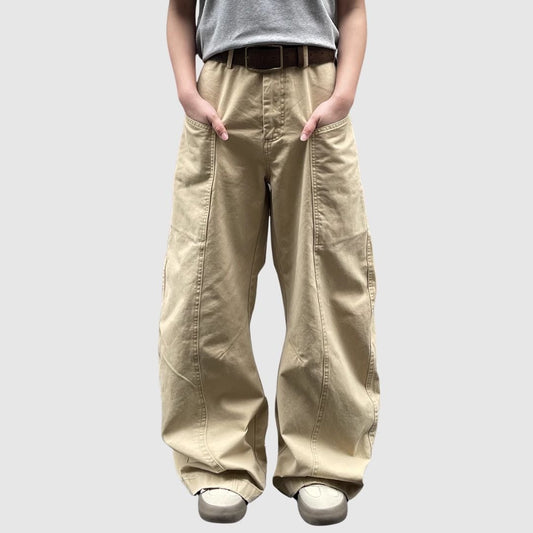 Barrel leg pants HL2502