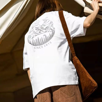 Back print T-shirt HL2538