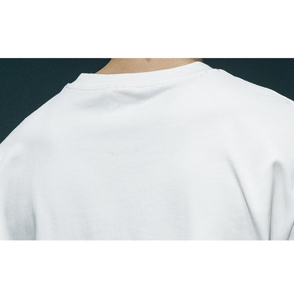 바이 컬러 짧은 슬리브 티셔츠 HL1643