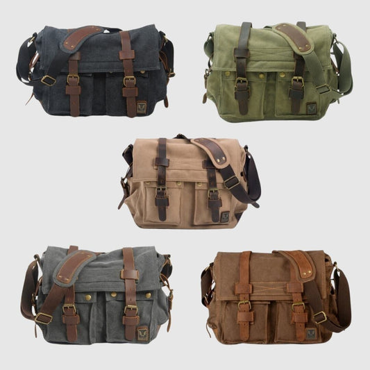 Retro canvas shoulder bag HL2611