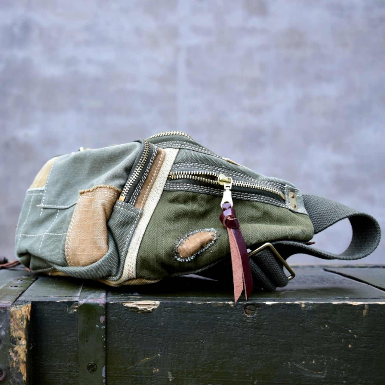 Patchwork Waist Bag   D0032